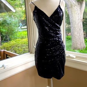 LBD in sequins and body skimming style
